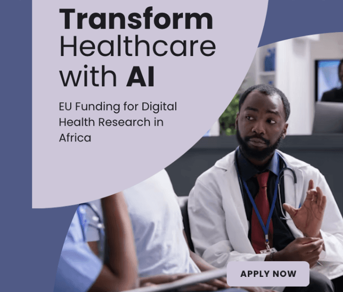 EU Funding Up to €2.25 Million for Digital Innovation & AI Health Research in Africa